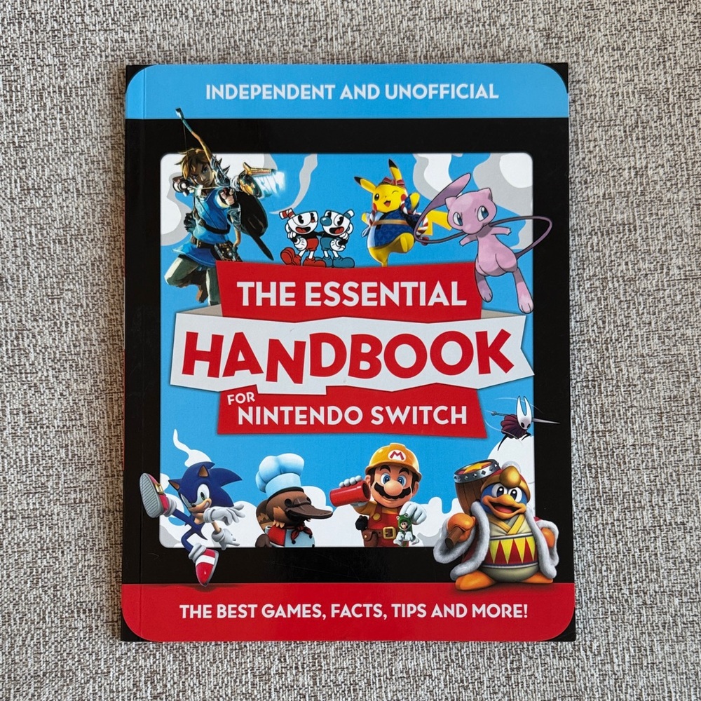 Nintendo Switch Essential Handbook - Red and Blue Cover